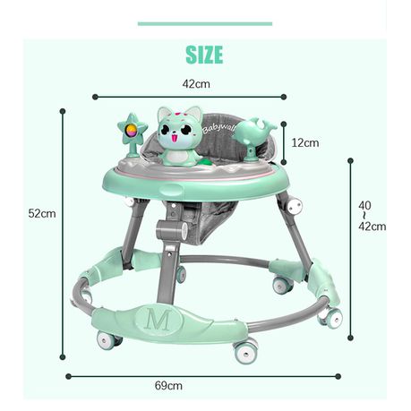 Anti-O-Legs Sit-to-Stand Baby Walker & Activity Centre