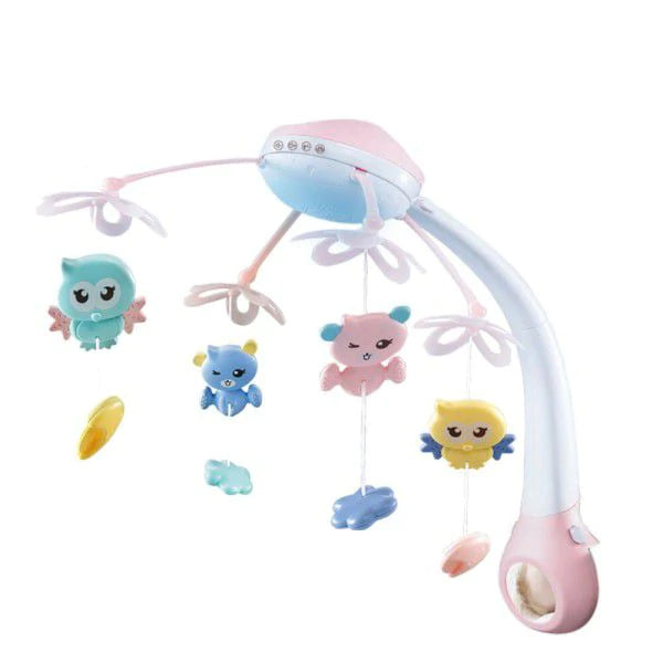 Baby Projection Night Light Bed Bell - Pink