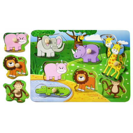 RGS -Wild Animals Peg Puzzle
