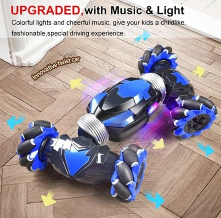 Innovative Dual Twist RC Car - Blue