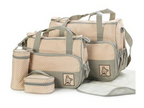 5 in 1 Multifunctional Baby Bag - Khaki Dots - photo 2