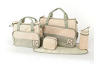 5 in 1 Multifunctional Baby Bag - Khaki Dots - photo 4
