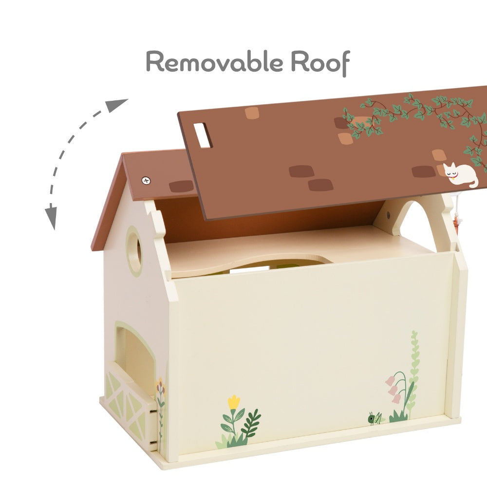 Classic World – Pretend & Play – Vintage Farm Dollhouse