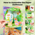 Jar Meló – Diamond Art Dollhouse – Fairy Castle Craft & Play Set