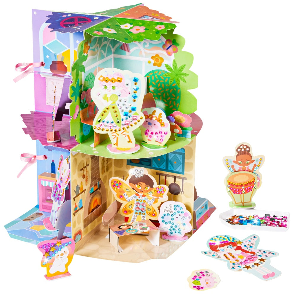 Jar Meló – Diamond Art Dollhouse – Fairy Castle Craft & Play Set