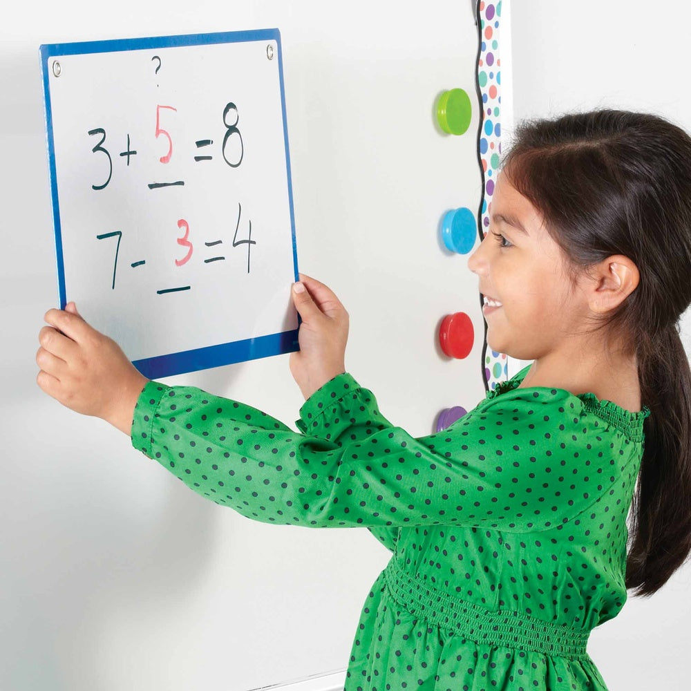 Magnetic Dry Erase Collaboration White Boards for Kids - photo 2