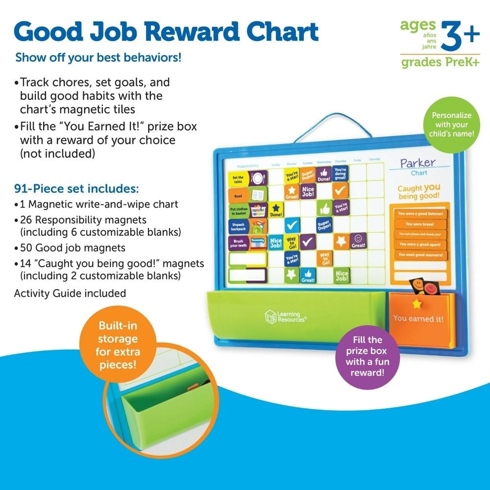 Good Job Magnetic Reward Chart - Behaviour Goals - photo 6