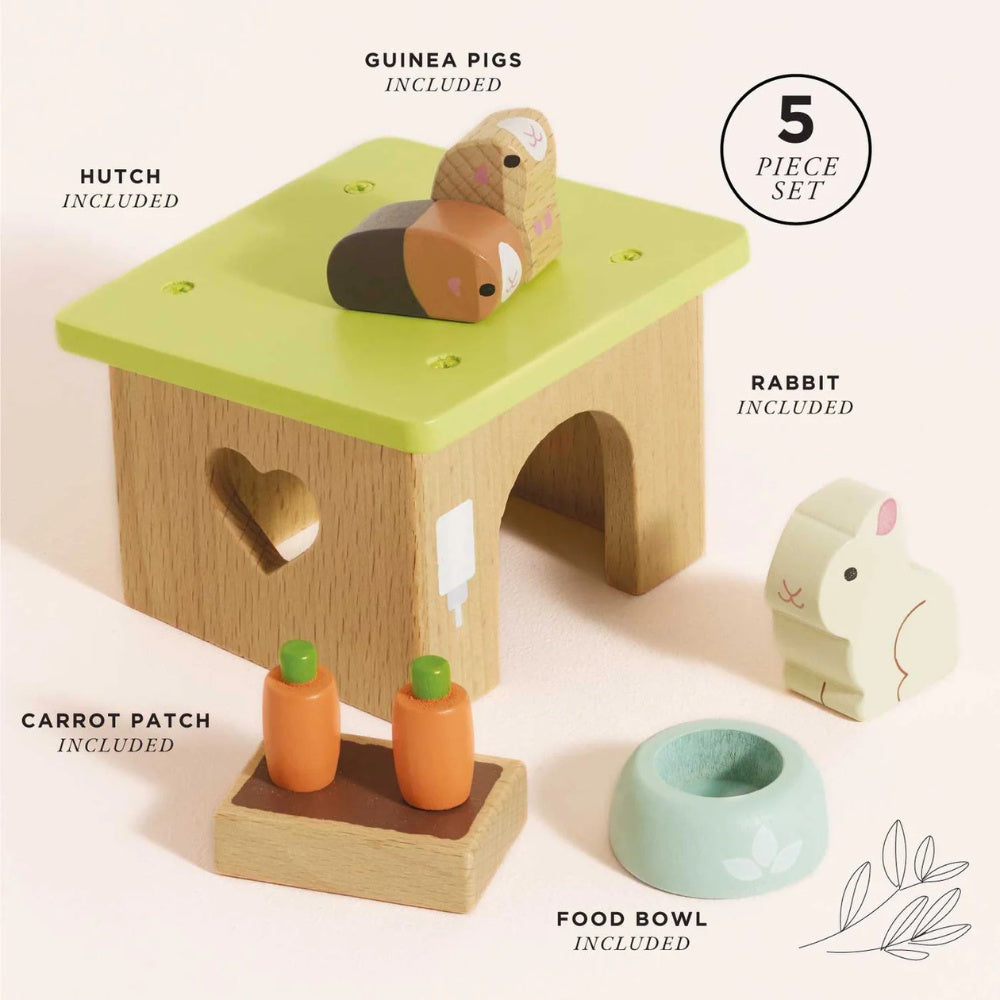 Dolls House Furniture: Bunny & Guinea Pet Animal Set – 5pcs - photo 2