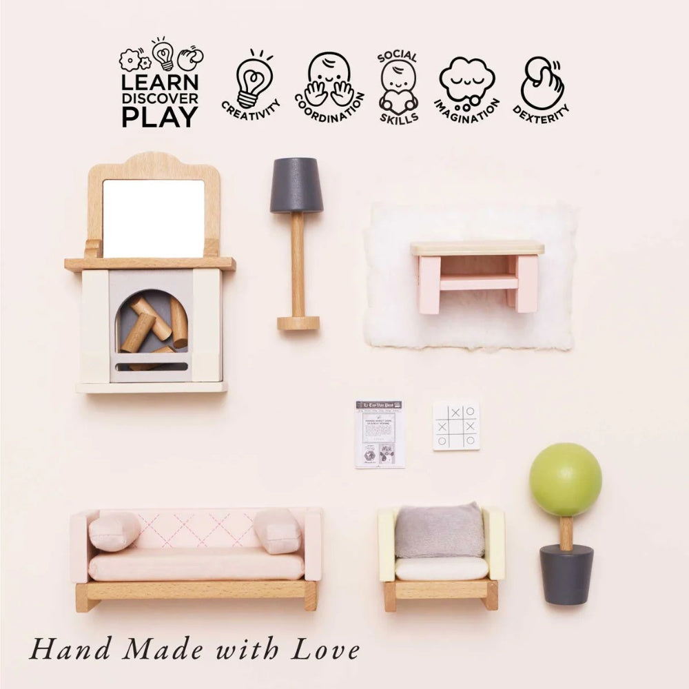 Le Toy Van – Dolls House Furniture:  – 19pcs