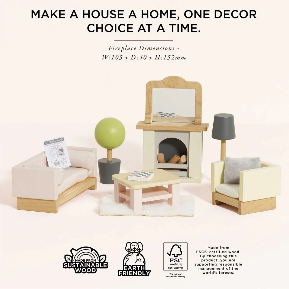 Le Toy Van – Dolls House Furniture:  – 19pcs