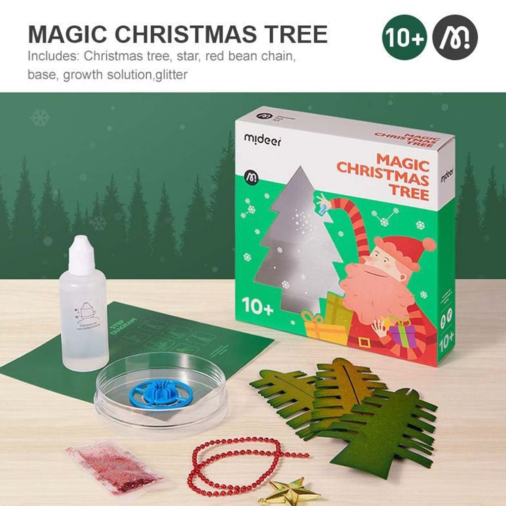 Mideer – Magic Crystal Growing Christmas Tree - photo 4