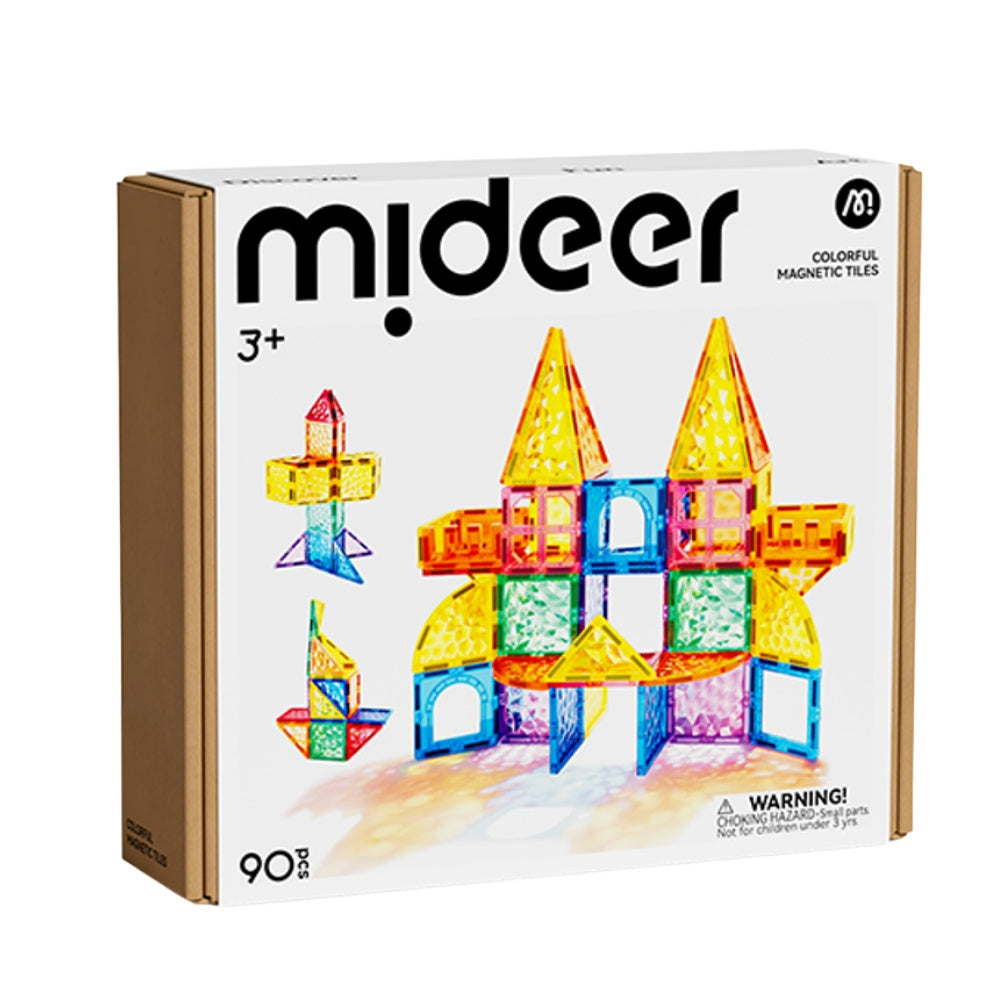 Mideer – Colourful Magnetic Tiles Building Set - photo 4