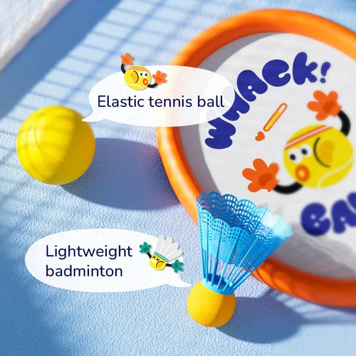 2-in-1 Badminton Tennis Set for Kids – Outdoor Sports Toy - photo 2