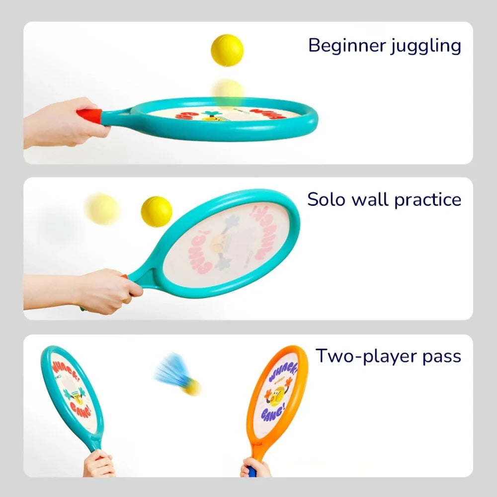 2-in-1 Badminton Tennis Set for Kids – Outdoor Sports Toy - photo 4