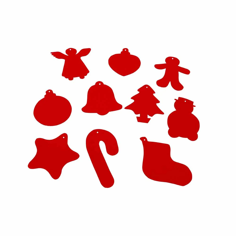 Anthony Peters – Christmas Shapes Scratch Art Sheets: 50 Pieces