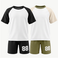Boys (2-7y) Raglan & Short Set