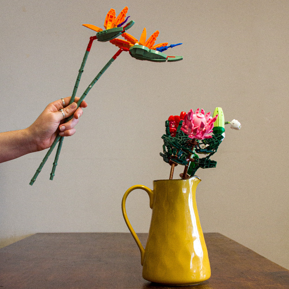 Sluban Pleyerid Strelitzia flower building set