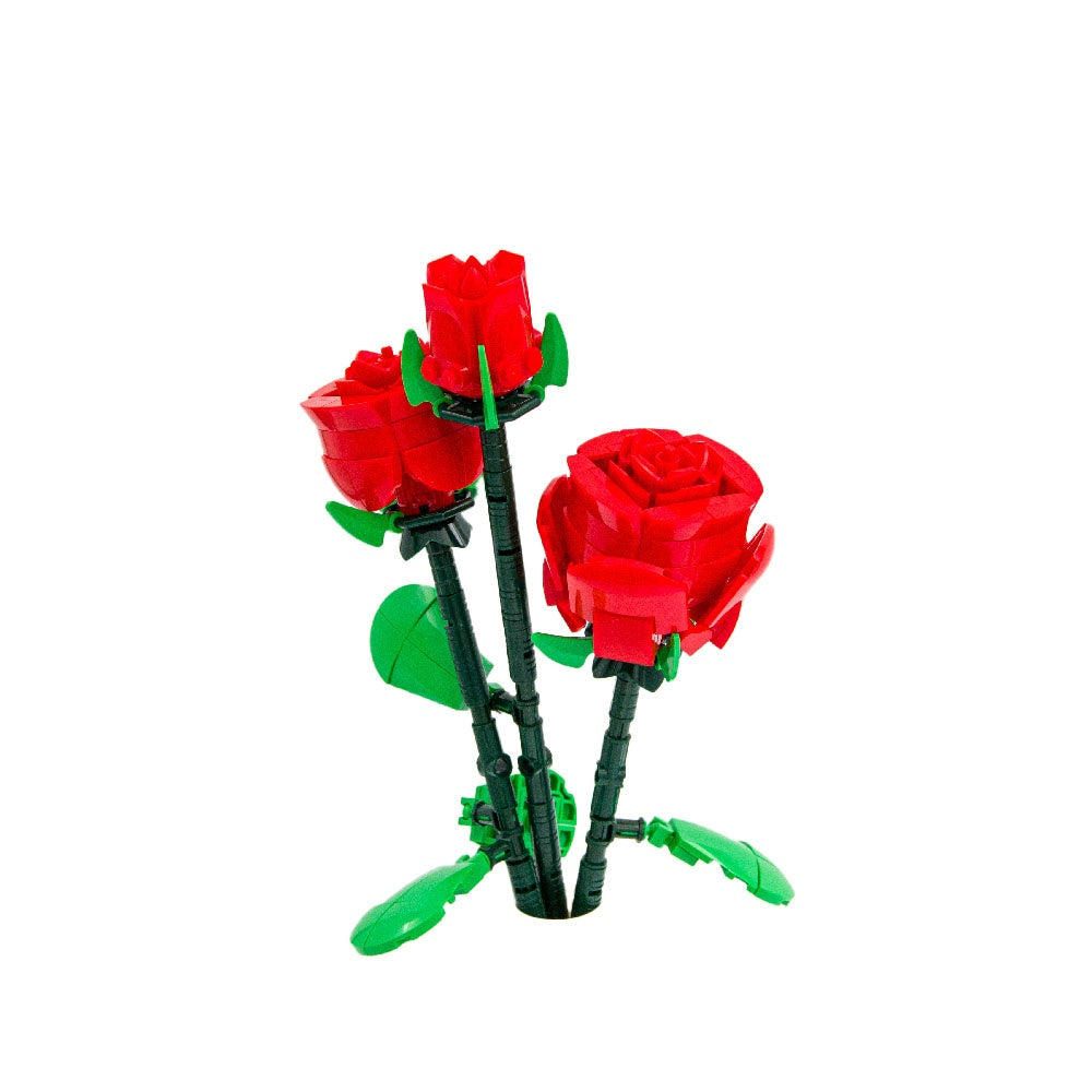 Sluban Pleyerid Red Rose flower building set
