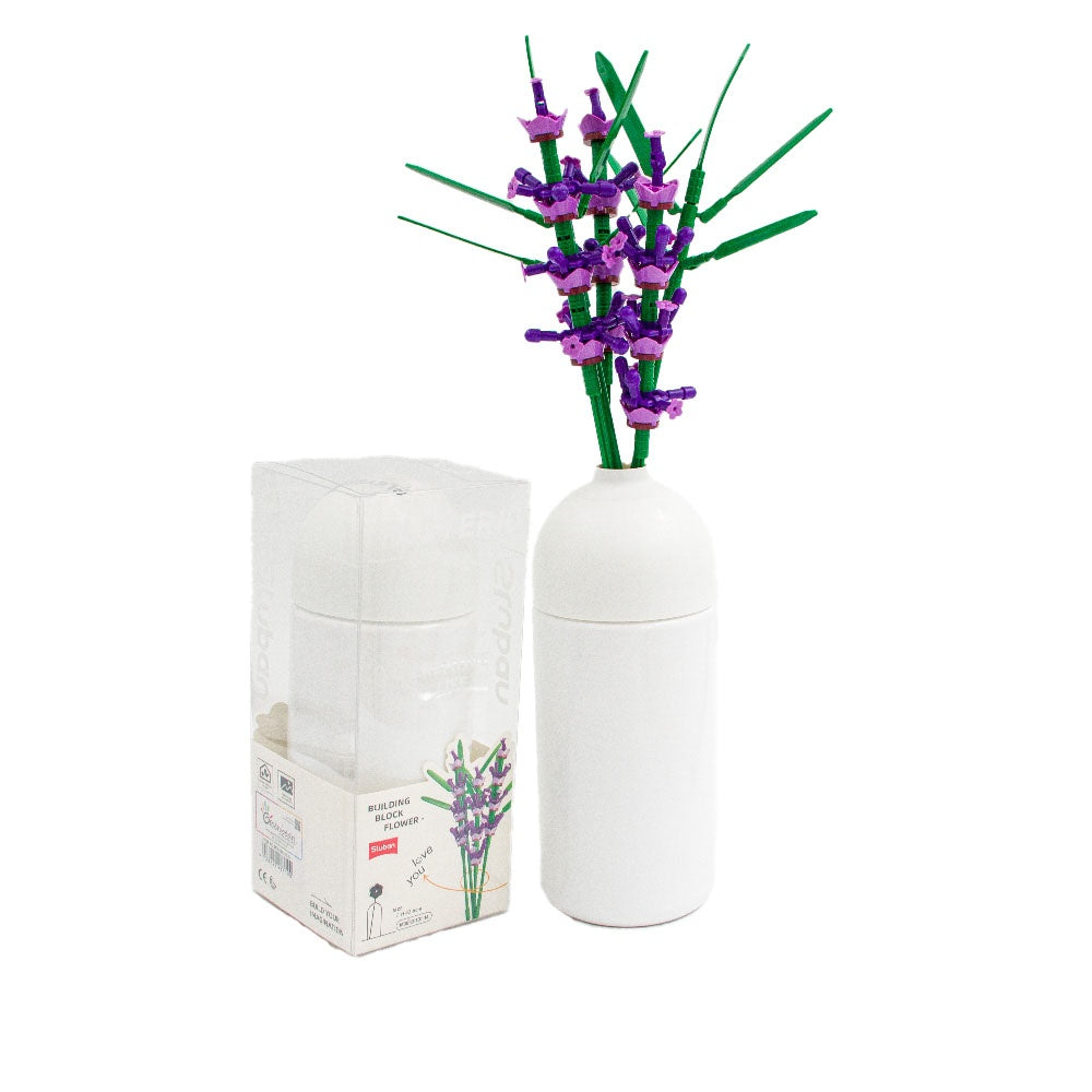 Sluban Pleyerid Lavender flower building set