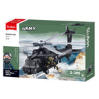 Sluban Building Set: Army - Z-20S Utility Helicopter 1/44 Scale - 382pcs