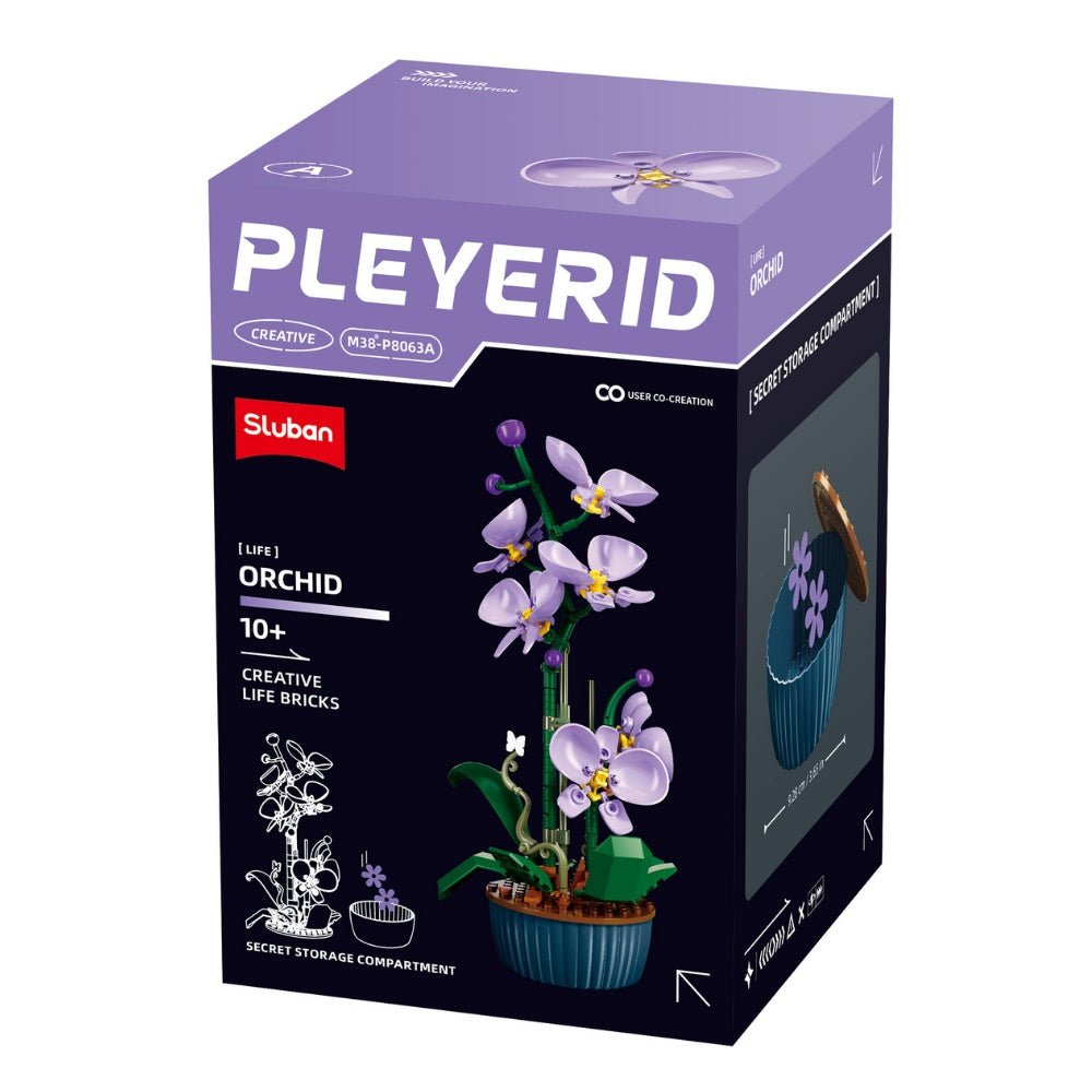 Sluban Building Set: Pleyerid - Purple Orchid - 199pcs
