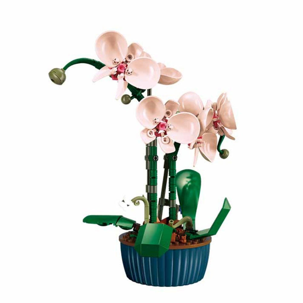 Sluban Building Set: Pleyerid - Pink Orchid - 203pcs