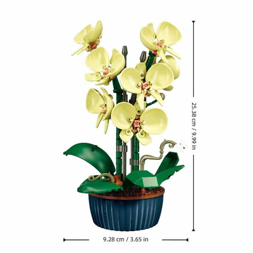 Sluban Building Set: Pleyerid - Yellow Orchid - 211pcs