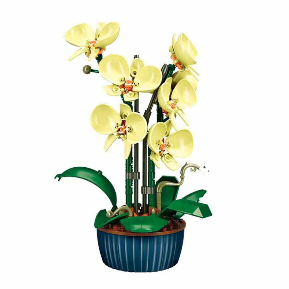 Sluban Building Set: Pleyerid - Yellow Orchid - 211pcs