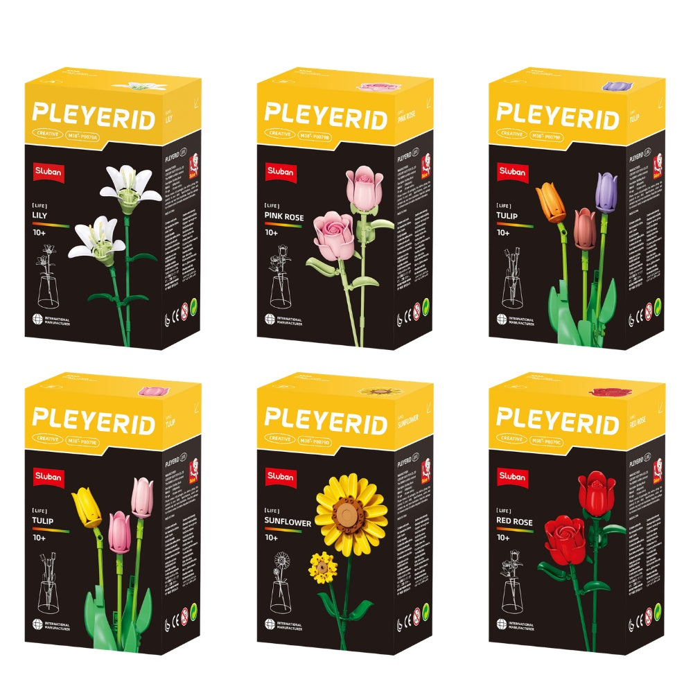 Sluban Building Set: Pleyerid - Flower Collection