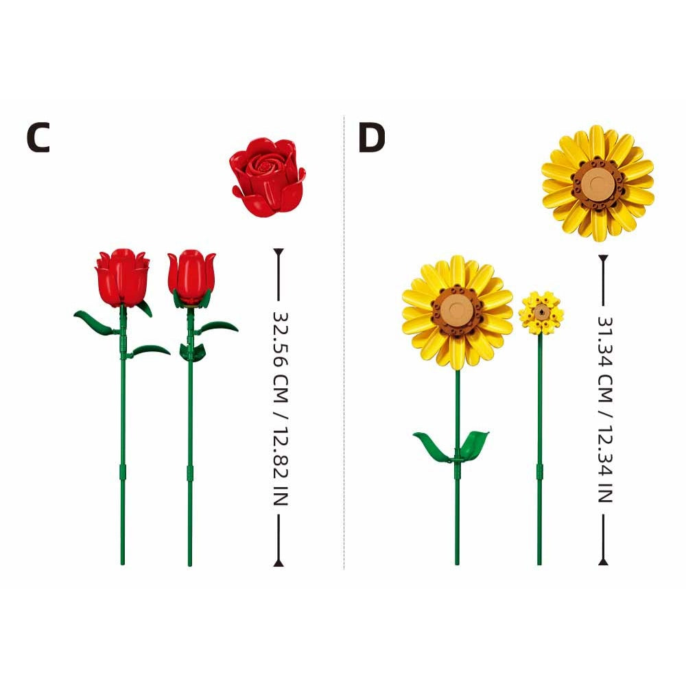 Sluban Building Set: Pleyerid - Flower Collection