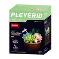 Sluban Building Set: Pleyerid - Potted Succulent Garden - Mixed Succulents (Blue, Green & Pink) - 181pcs