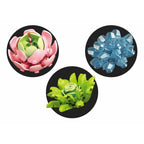Sluban Building Set: Pleyerid - Potted Succulent Garden - Mixed Succulents (Blue, Green & Pink) - 181pcs