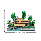 Sluban Building Set: Pleyerid - Master Series - Fallingwater - Architecture with LED Lighting - 1071pcs