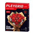 Sluban Building Set: Pleyerid - Red Rose Bouquet with LED Lighting