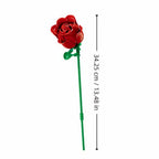 Sluban Building Set: Pleyerid - Red Rose Bouquet with LED Lighting