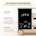 TookyToy – Pretend Play Wooden Grocery Store Playset with Accessories