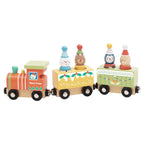 hi Pando – Wooden Magnetic Train Set – Christmas – 7 Pieces