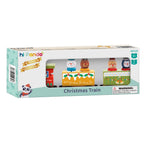 hi Pando – Wooden Magnetic Train Set – Christmas – 7 Pieces - photo 2