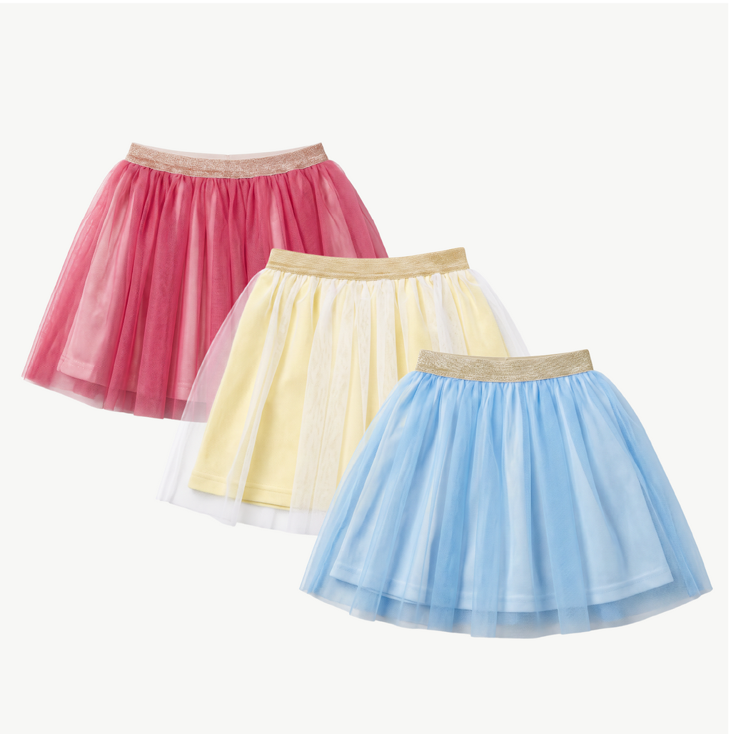 Girls (2-7y) Tulle Skirt & Tee Sets  + Scrunchie