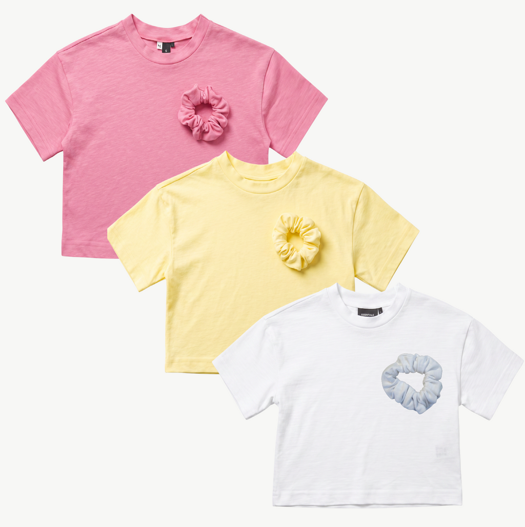 Girls (2-7y) Tulle Skirt & Tee Sets  + Scrunchie