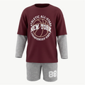 Boys (2-7y) Twofer & Fleece Short Set