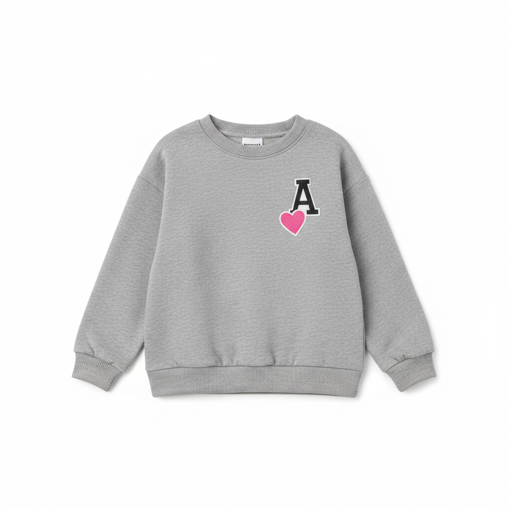 Grey A & Heart - Studio Clean