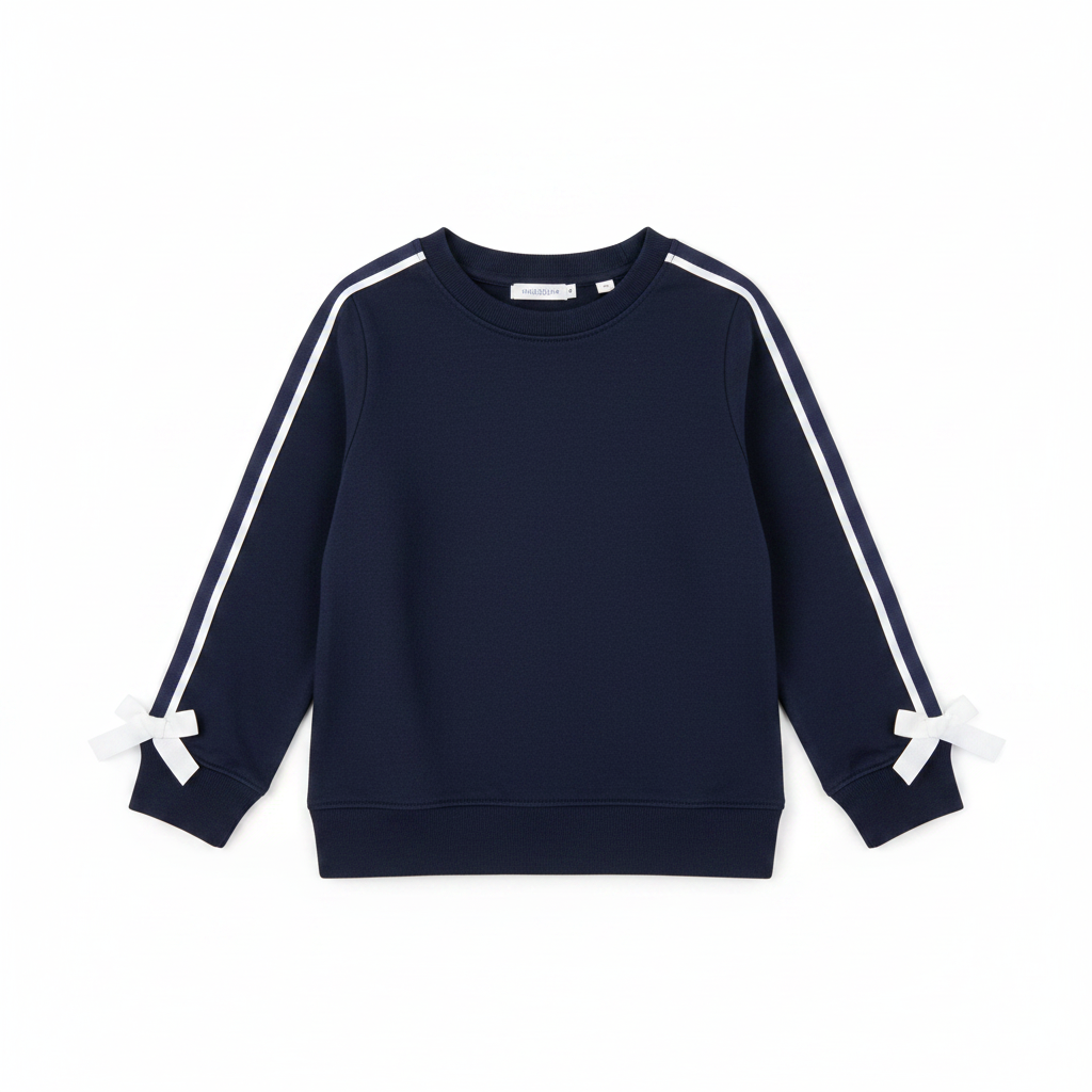 Navy Crewneck Pullover - Studio Clean